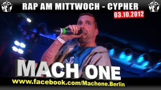 RAP AM MITTWOCH  031012 Die Cypher feat Mach One uvm 14 [upl. by Dijam762]