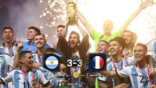 Argentina 🆚 France Qatar FIFA World Cup 2022 highlight final match [upl. by Siloum38]