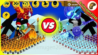 NEW Stick Figure War of 🔥❄️FINAL BOSS XIPHOS vs SPEAROS  Stick War Legacy Mod VIP  Animugen2048 [upl. by Allenad]