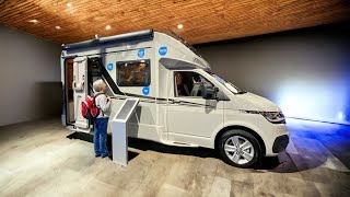 KNAUS TOURER VAN 500 LT  small camper on VW T61 [upl. by Yerahcaz]