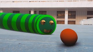 Slitherio In Real Life or wormateio with new skins [upl. by Ydak]