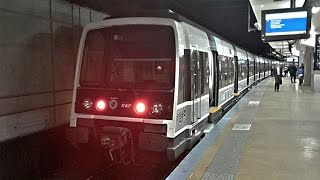 Paris trains  Gare du Nord  RER B D E  SNCFRATP [upl. by Joub610]