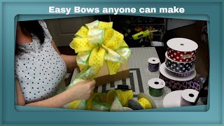 How To Make Nine Different Types Of DIY bows  Easy For Beginners NO BOW MAKER REQUIRED [upl. by Allerie343]