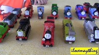 Some of my Sons Take N Play Thomas amp Friends Diecast Train Engines [upl. by Uoliram221]