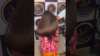 Hair smoothing shortvideo highlookbridalhairlook reelsinstagram hair hairtransformation [upl. by Nolyarg]