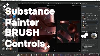 Substance Painter Brush Controls Explained  Comprehensive Guide for Beginners and Pros [upl. by Nedlog]