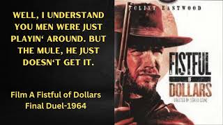 10 Memorable quotes Film A Fistful of Dollars Final Duel Part 2 InspirationalQuote SuccessQuotes [upl. by Winther754]