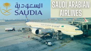 Flight Review Saudi Arabian Airlines  B777300ER  Economy Class  Delhi  Jeddah [upl. by Callie]