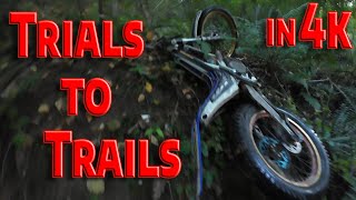 Riding a TRIALS bike as a normal dirt bike [upl. by Sublett]