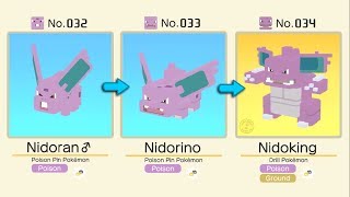 Nidoran♂ Evolved Into Nidorino  NidoKing  Pokémon Quest  Pokémon Evolution Tips and Guides [upl. by Ares]