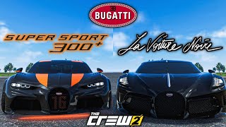 THE CREW 2  Bugatti Chiron Super Sport 300 vs Bugatti La Voiture Noire [upl. by Alarick952]