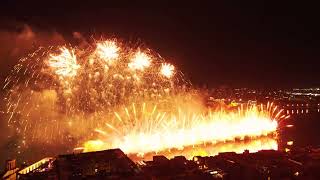 Valletta Fireworks 2023  4K  with audio [upl. by Narahs772]