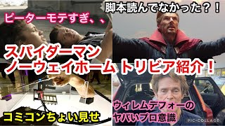 ドクターオクトパスはイヤイヤ演じた！？スパイダーマン ノーウェイ・ホーム トリビアと制作秘話 ＋コミコンの風景をちょっと紹介！キャスティングの秘密やモテモテなピーターパーカー達 トムホランド [upl. by Anayia]