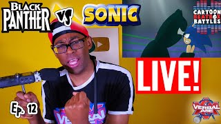 Black Panther vs Sonic Live  Cartoon Beatbox Battles [upl. by Lirbaj]