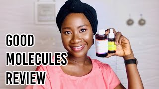 Good Molecules Niacinamide Brightening Toner amp Discoloration Correcting Serum Review [upl. by Roee]