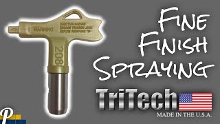 Airless Spraying Trim using TriTech Ultra Fine Finish Tips [upl. by Ishmael]