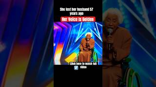 Her Voice is GOLDEN golden buzzer agt agt talent americagottelent goldenbuzzer [upl. by Nuahsyt]