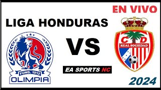 🔴Olimpia vs Real Sociedad en vivo  Liga Clausura Honduras [upl. by Christenson]