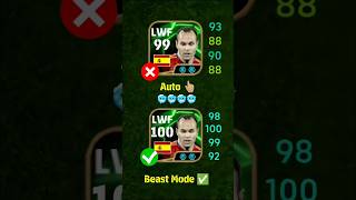 Efootball best player upgrades Andres Iniesta max level training🚀efootball efootball2024 pes [upl. by Inalan429]