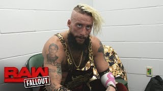 Enzo Amore blames everyone but himself Raw Fallout Oct 9 2017 [upl. by Artsa]