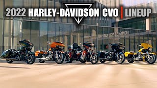 2022 HarleyDavidson CVO Lineup  First Look [upl. by Anipsed]