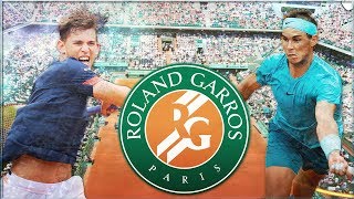 FINALE ROLAND GARROS 2018  THIEM VS NADAL AO TENNIS [upl. by Vorfeld]