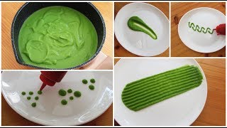 How to make a pea purée  Restaurant style recipe  如何制作豌豆泥 [upl. by Elvina292]