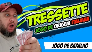 TRESSETTE ou TRÃŠS SETE  JOGO DE BARALHO  COMO QUE JOGA [upl. by Hcardahs]