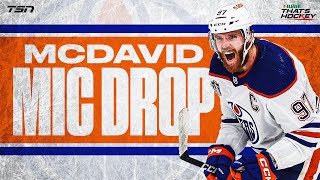 IS MCDAVID MAKING THE BIGGEST STATEMENT IN NHL HISTORY [upl. by Assetan367]