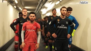 PES 2019  REAL MADRID vs FC BARCELONA  El Clasico  Gameplay PC [upl. by Bria]