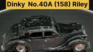 Dinky Toys No40A 158 Riley DieCast Restoration [upl. by Valencia801]