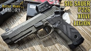 Sig Sauer P226 XFIVE Legion 9mm Pistol Review [upl. by Stoddard820]