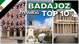 BADAJOZ ⭐ 10 lugares impresionantes de la provincia de Badajoz [upl. by Eimoan]