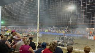 20210717 Demolition Derby  Terre Haute Indiana  Limited Weld Cars [upl. by Huntlee]