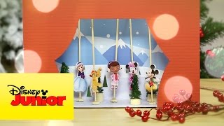 Anímate a hacer un teatro de Navidad  Disney Junior [upl. by Oidgime7]