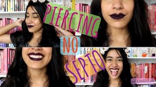 5 COISAS QUE AS PESSOAS NÃO FALAM SOBRE TER PIERCING NO SEPTO [upl. by Anivad]