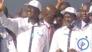 Raila Odinga named NASA flag bearer [upl. by Durward]