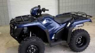 2014 Foreman 500 BLUE SALE at Honda of Chattanooga TN  2014 TRX500FE1E WalkAround Video [upl. by Engel356]