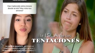 ANDREA HABLA DE SU AGR3SIVIDAD CON ÁLVARO y DA LA CARA TRAS SU PASO POR LA ISLA DE LAS TENTACIONES [upl. by Tiffy]