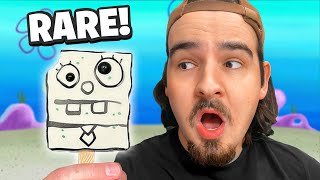 Opening Mystery SpongeBob Popsicle Figures Rare DoodleBob [upl. by Enyledam]