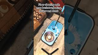 Floor cleaning spin mop bucket unboxing review and demo  how to use spin mop shortsvideo mop [upl. by Ajna]