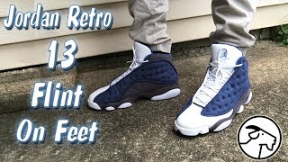 Jordan Retro 13 Flint On Feet [upl. by Shaine]