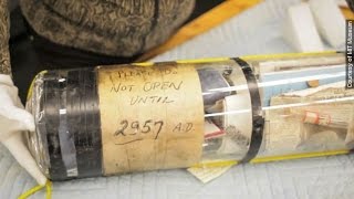 MIT Ignores Note Cracks Open Time Capsule 942 Years Early  Newsy [upl. by Nabru]