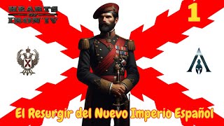 🇪🇸 Campaña España Carlista 🇪🇸  1 HOI 4 Ucronía Narrada Hearts Of Iron IV [upl. by Eentirb]