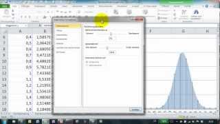 Excel  297  Normalverteilung und Verteilungsfunktion  Glockenkurve mit NORMVERT [upl. by Dibrin182]