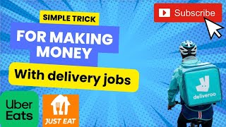 surprising weekly income deliveroo Rider Uber eats food delivery [upl. by Leesen]