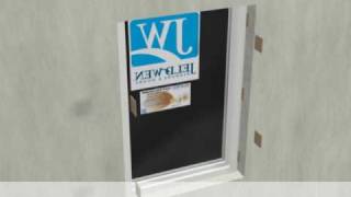 JELDWEN Flush Fin or Windowmaster EZ Frame Vinyl Window Installation [upl. by Couq690]