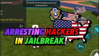 Arresting hackers in Jailbreak Song credit PrimzOFFICIAL [upl. by Lennej]