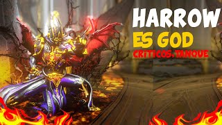 BUILD HARROW PRIME  LOS CRITICOS SON UNA GOZADA  WARFRAME [upl. by Airdnek]