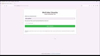 WinFolder CleanUp Windows Ordner Aufräumen PHP Script [upl. by Ynneg]